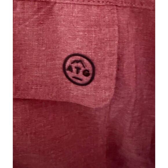 Wrangler Casual Shirt Men's XL Maroon All Terrain Gear Regular Fit Button Down - Picture 4 of 8